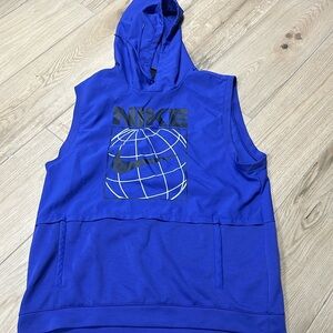 Nike men’s‎ dri-fit sleeveless hoodie